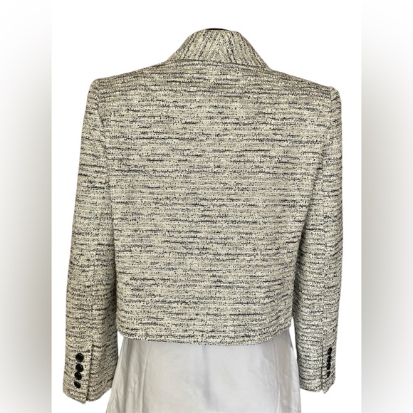 Alice + Olivia Amelia Metallic Tweed Blazer Jacket. - Picture 4 of 9
